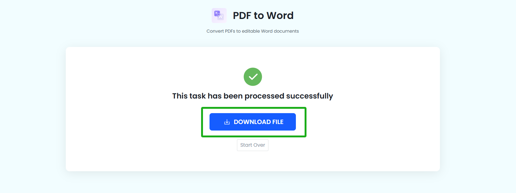  PDF to Word