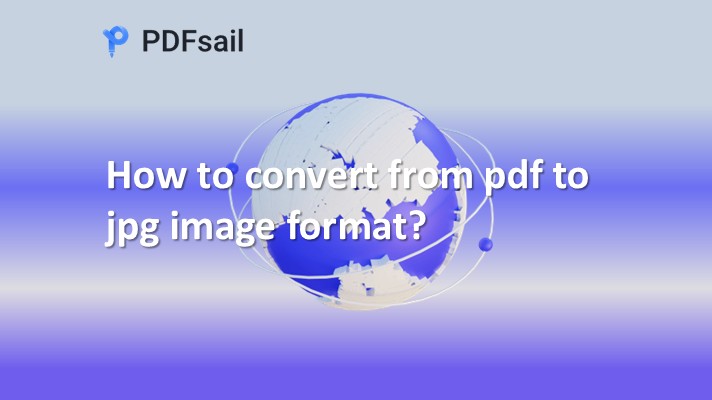 How to convert from pdf to jpg image format?