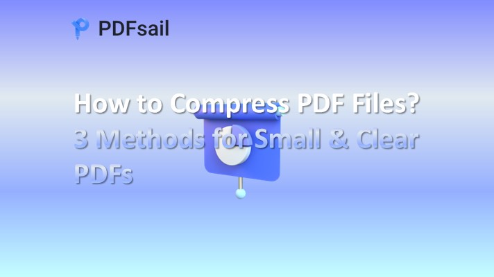 How to Compress PDF Files? 3 Methods for Small & Clear PDFs