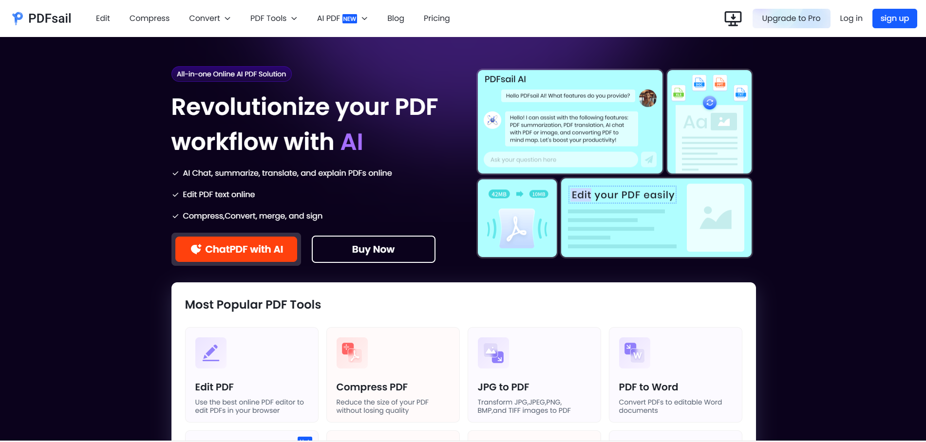 Visit PDFsail’s JPG to PDF Tool