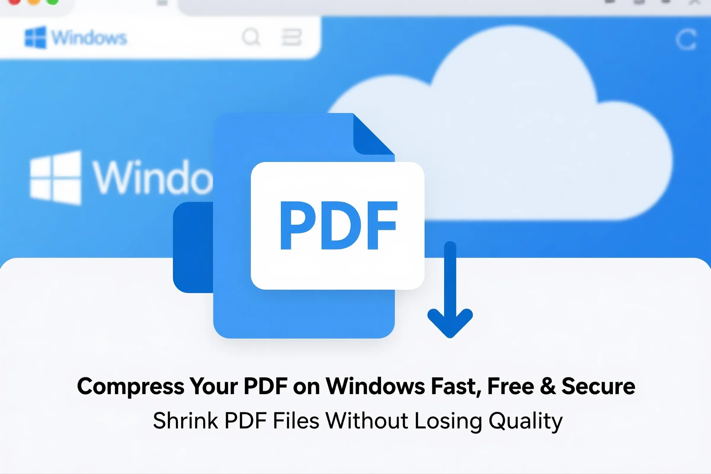 How to Compress a PDF File on Windows?
