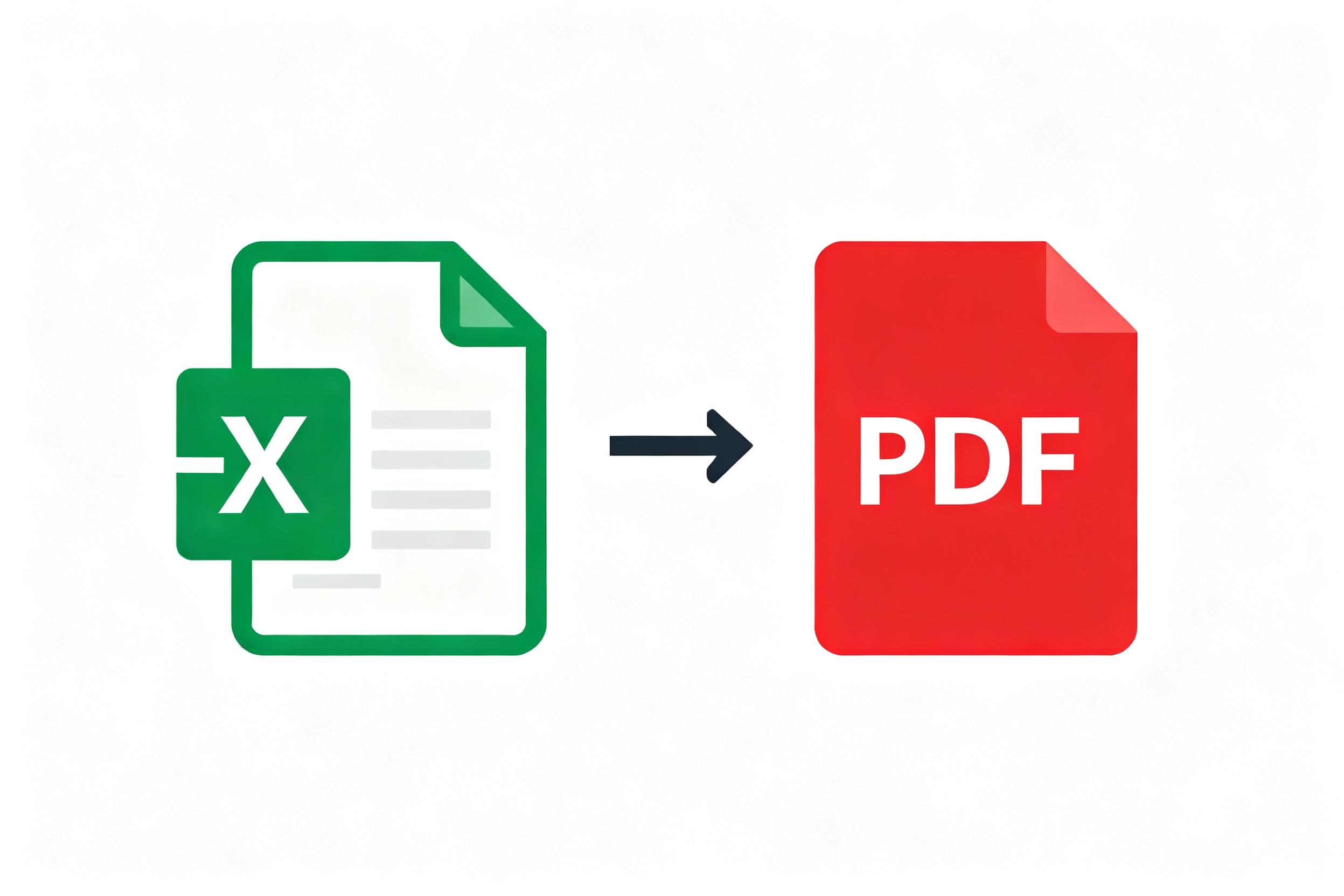 Convert Excel spreadsheets to PDF | PDFsail