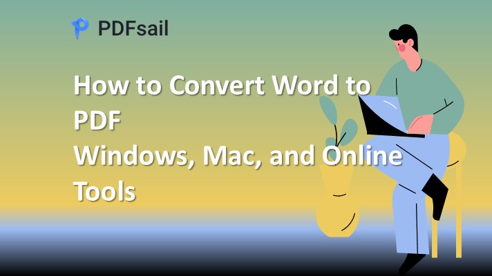 How to Convert Word to PDF-PDFsail