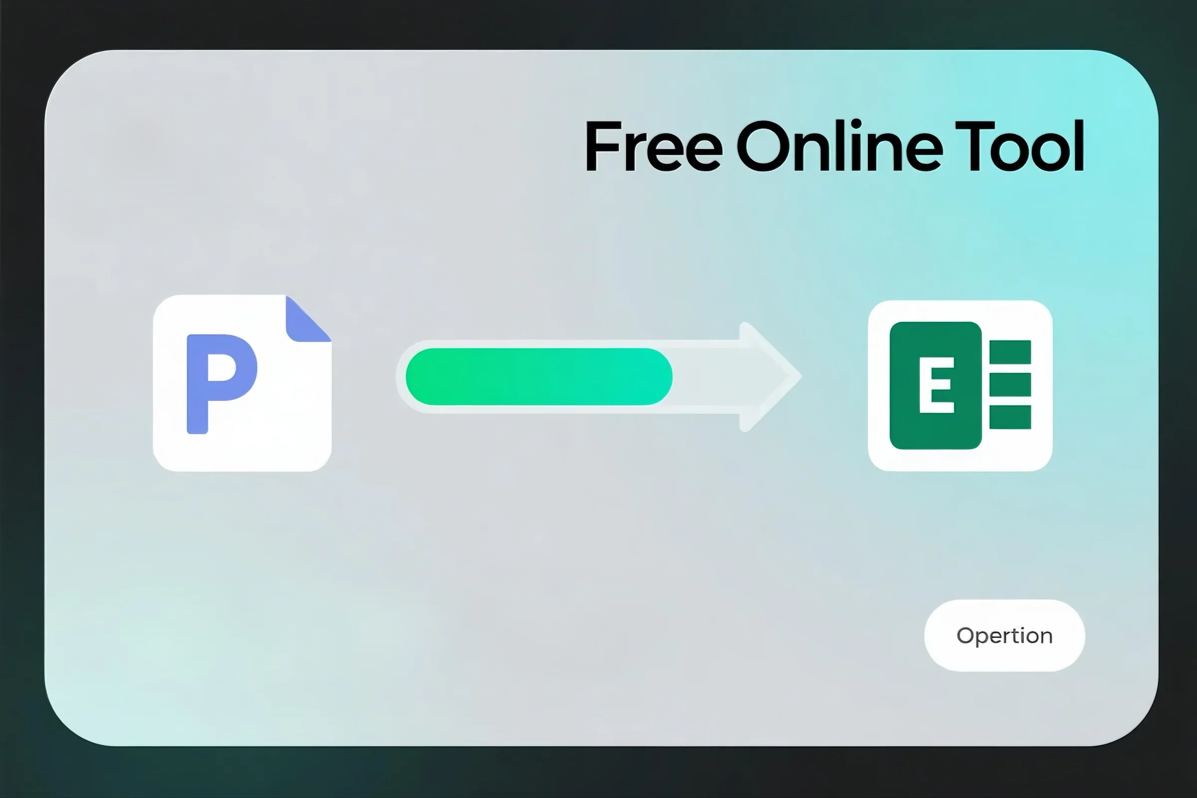 PDFsail - PDF to Exce