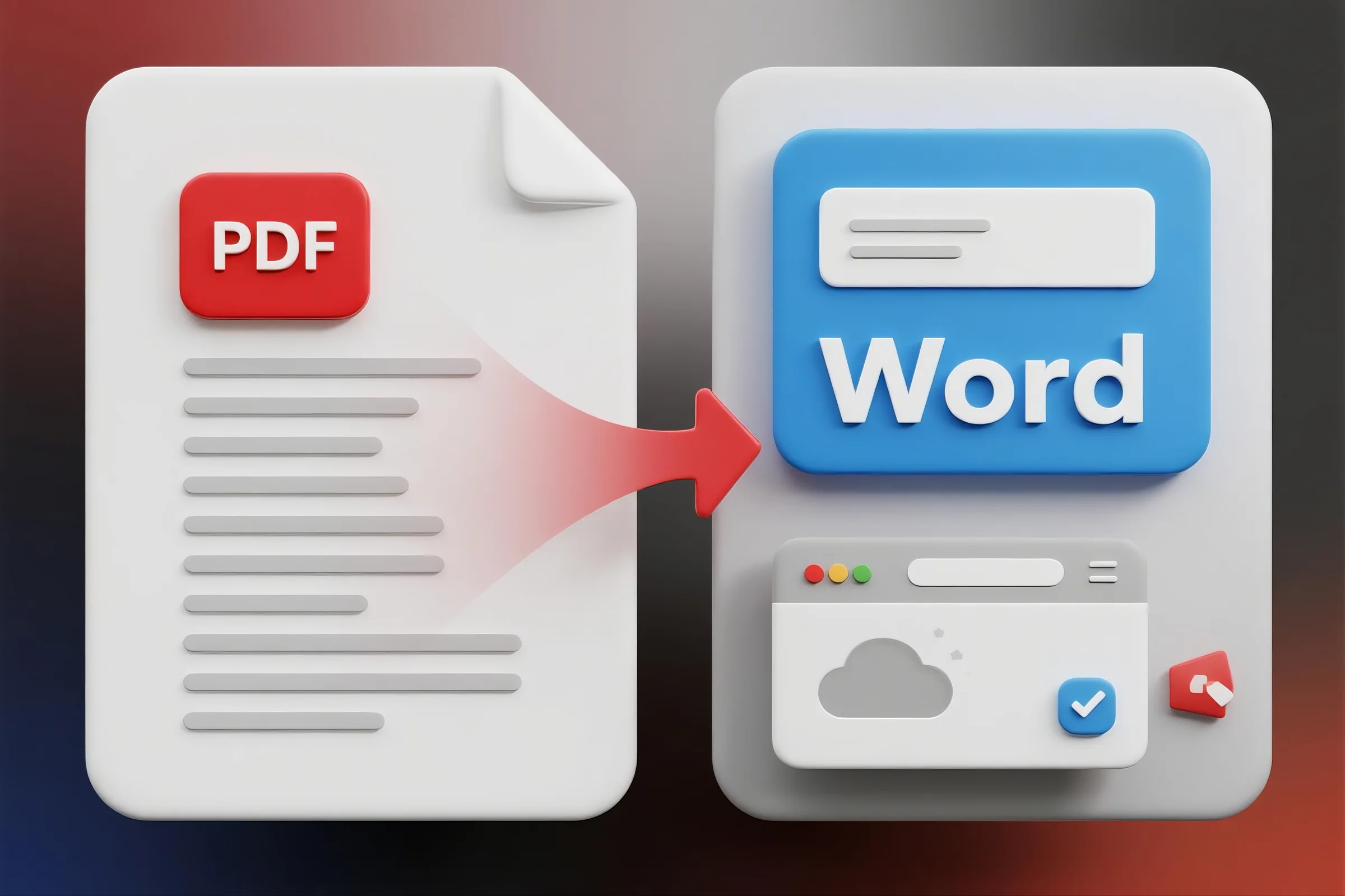 How to Change a PDF to a Word Document